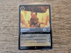 RARE CARD HERCULES DIVINE HERO DISNEY LORCANA RISE OF THE FLOODBORN 181/204 - Image 2