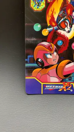 Mega Man X2 Rock Man Flame Stag Card TCG Capcom 1994 Japan - Image 4