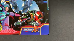 Mega Man X2 Rock Man Wheel Gator Card TCG Capcom 1994 Japan - Image 5