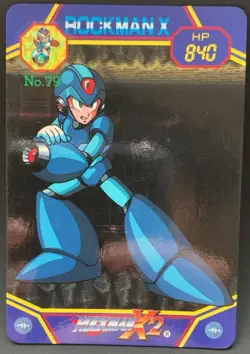 Mega Man X2 Rock Man 79 Card TCG Capcom 1994 Japan - Image 1