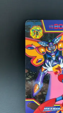 Mega Man X2 Rock Man Morph Moth 73 Card TCG Capcom 1994 Japan - Image 2