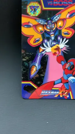 Mega Man X2 Rock Man Morph Moth 73 Card TCG Capcom 1994 Japan - Image 3