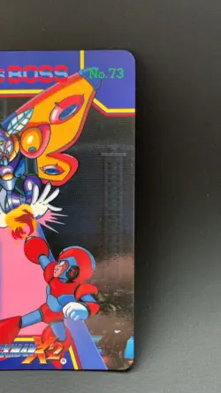 Mega Man X2 Rock Man Morph Moth 73 Card TCG Capcom 1994 Japan - Image 4