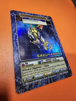 Bandai Sakuyamon ST-169 Holo Foil Digimon Battle Card Game - Image 2