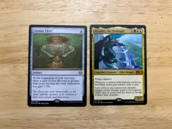 Lot Of 2 MTG Cards Cosmos Elixir 237/285 LP & Arcades, the Strategist 212/280 LP - Image 1