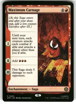 Maximum Carnage R Marvel's Spider-Man 83 NM MTG - Image 1