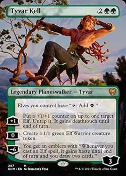 MTG Tyvar Kell (Borderless) Kaldheim Regular NM - Image 1