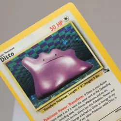 Pokemon TCG - Ditto 3/62 Fossil Holo Rare WOTC 1999 - MP Indent - Image 1