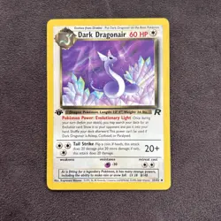 Pokemon 1st Edition Team Rocket Dark Dragonair 33/82 - Image 1
