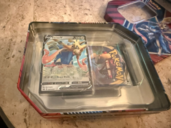 Pokemon TCG Galar Zacian V Tin (5 Pack Total) NEW Sealed Steam Siege Rebel Clash - Image 2