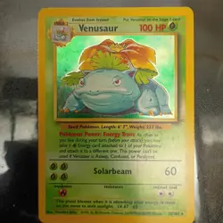 Pokemon TCG Venusaur Base Set 15/102 Holo 1999-2000 Wizards Base Set... - Image 1