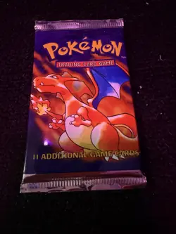 1999 Pokemon Base Set Pack CHARIZARD ART! Factory Sealed HEAVYUU 20.88gr Get It! - Image 2