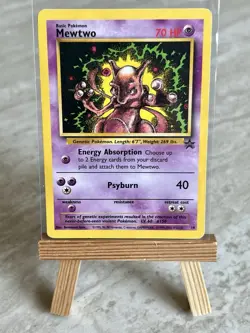 Pokemon TCG Mewtwo 14/53 Wotc Black Star Promo Regular (English) - MP - Image 1