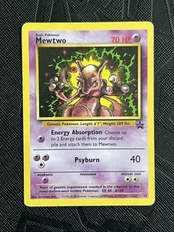 Pokemon TCG Mewtwo 14/53 Wotc Black Star Promo Regular (English) - MP - Image 3
