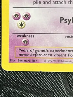 Pokemon TCG Mewtwo 14/53 Wotc Black Star Promo Regular (English) - MP - Image 4