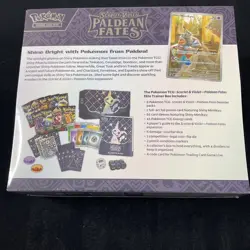 Pokemon Scarlet & Violet Paldean Fates ETB Elite Trainer Box Sealed - Image 2