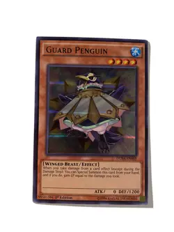 Yugioh! Guard Penguin DUSA-EN005 1st Edition Ultra Rare - Image 1