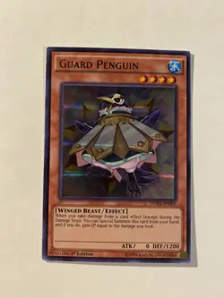 Yugioh! Guard Penguin DUSA-EN005 1st Edition Ultra Rare - Image 2