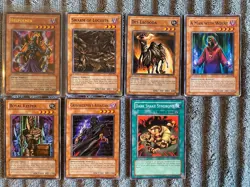 Vintage Konami Yu-Gi-Oh! TCG Pharaonic Guardian PGD 7 Card Lot LP feat Helpoemer - Image 1