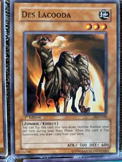 Vintage Konami Yu-Gi-Oh! TCG Pharaonic Guardian PGD 7 Card Lot LP feat Helpoemer - Image 4
