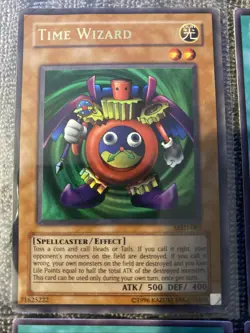 Yu-Gi-Oh Metal Raiders (MRD) Card Lot of 4 cards Featuring Time Wizard MRD-065 - Image 2
