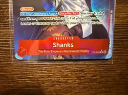 One Piece Legacy of the Master #OP12-008 Shanks (Damaged) - Image 3
