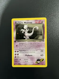 Pokemon TCG Rockets Mewtwo Gym Challenge Holo Card 14/132 1st Edition - Image 1