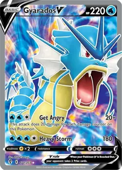 Gyarados V 171/203 - Evolving Skies Holo Ultra Rare Pokemon Trading Card Game NM - Image 1