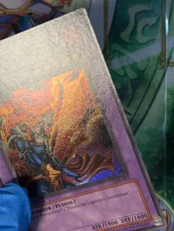 Flame Swordsman Yugioh 2002 LOB-003 Super Rare 1st Edition Glossy NM/LP - Image 4