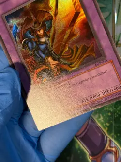 Flame Swordsman Yugioh 2002 LOB-003 Super Rare 1st Edition Glossy NM/LP - Image 5