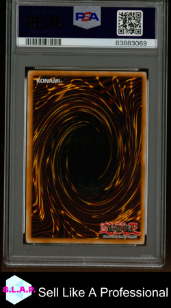 CURSE OF DRAGON 1ST ED-PRT YU-GI-OH! LOB-LEGEND OF BLUE EYES 2002 P066 PSA 9 - Image 2