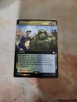 Mutational Advantage Extended Art Foil Universes Beyond Fallout MTG NM - Image 1