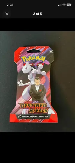 Pokemon TCG Destined Rivals Sleeved Booster Pack Lot of 10 New/Sealed - Image 4