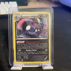 Pokemon TCG Greninja XY Black Star Promo Holo Card XY24 LP - Image 1