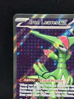 Pokemon Iron Leaves EX 186/162 Temporal Forces Full Art Holo Near Mint - Image 4