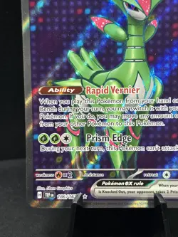 Pokemon Iron Leaves EX 186/162 Temporal Forces Full Art Holo Near Mint - Image 5