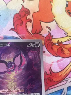 Pokemon TCG Pecharunt 129 Scarlet & Violet Promo Holo Card Near Mint Condition - Image 4