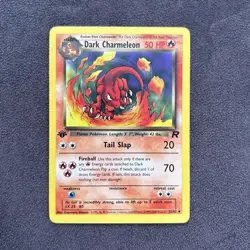 Dark Charmeleon 32/82 Pokemon TCG 1st Edition Team Rocket NM Vintage 2000 Card - Image 1