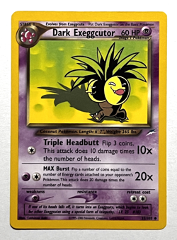 Dark Exeggcutor 33/105 Pokemon Card Neo Destiny 2000 LP - Image 1