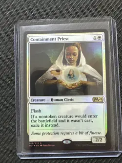 Containment Priest 013/274 Foil Core Set 2021 M21 MTG LP - Image 1