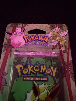 1999 WOTC Pokemon Jungle Booster Sealed Blister Pack Flareon NEW Mint - Image 3