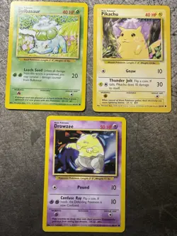 Pokemon Base Set 4th Print 1999-2000 LP Lot - Image 1