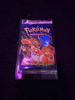 1999 Pokemon Base Set Pack CHARIZARD ART! Factory Sealed HEAVYUU 20.64gr Get It! - Image 1