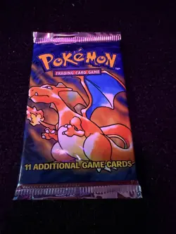 1999 Pokemon Base Set Pack CHARIZARD ART! Factory Sealed HEAVYUU 20.64gr Get It! - Image 2