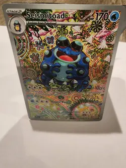 Seismitoad Illustration Rare 105/086 Pokemon Black Bolt English NM - Image 4