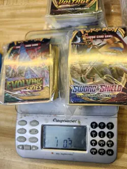 1 Lbs (Approx 250) Pokemon Sword & Shield Evolving Skies Bulk Lot Regular + Holo - Image 1