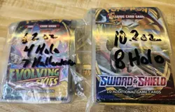 1 Lbs (Approx 250) Pokemon Sword & Shield Evolving Skies Bulk Lot Regular + Holo - Image 2
