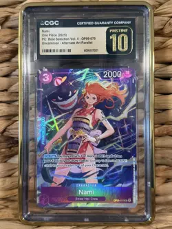 2025 ONE PIECE PREMIUM COLLECTION BEST SELECTION VOL.4 #070 NAMI CGC PRISTINE 10 - Image 1