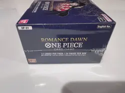 Brand New One Piece Romance Dawn OP-01 ENGLISH Booster Box Sealed White Bottom 811039038205 - Image 2