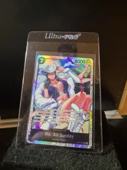 One Piece TCG MS. All Sunday OP14-084 SR The Azure Sea’s Seven LP - Image 2